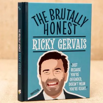 The Brutally Honest Ricky Gervais: Funny Gift Book